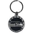 Seattle Seahawks Carved Metal Key Chain